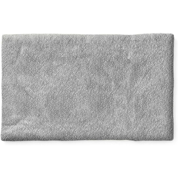 Килимок для собак Knuffelwuff Melbourne самонагріваючийся, 100x70 см, сірий. З ізолюючим шаром повітря, активне нагрівання при вологості, імітація овечої шкури, легко чиститься, форма стабільна.