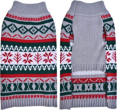 Теплий зимовий светр для собак середніх та великих порід - Knitted Sweater Costume Outfit