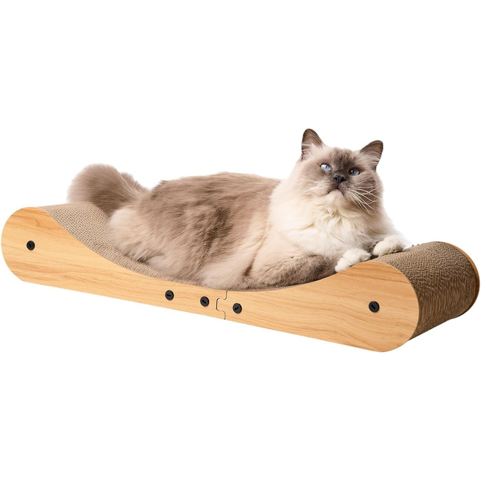 Кігтеточка для котів Nekosan, 70 см, велика, з картону, лежанка-кігтеточка