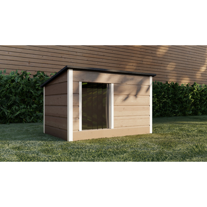 Буда для собак TajgaWood, дерево, зовнішні розміри: 109 x 79 x 69 см