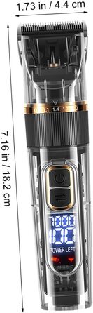 Машинка для стрижки тварин TOYANDONA: акумуляторна, тиха, з LED-підсвічуванням, комплект для грумінгу котів та собак