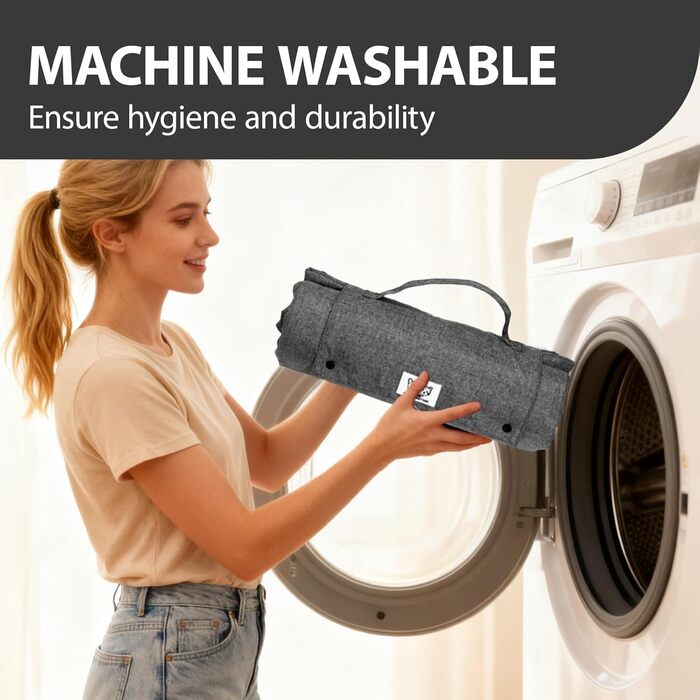 Килимок для собак на винос, 70 x 50 см, килимок для собак Outdoor, миючий, нековзний, килимок для машини, автомобільний, для собак та котів (S, Сірий, Medium)