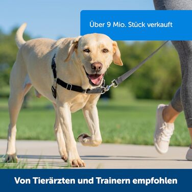 Шлейка для собак PetSafe Easy Walk, середній/великий розмір (Чорний, S)