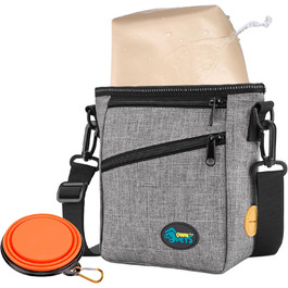 Сумка для ласощів Ownpets для собак, сумка для дресирування, зручна та функціональна, сіра