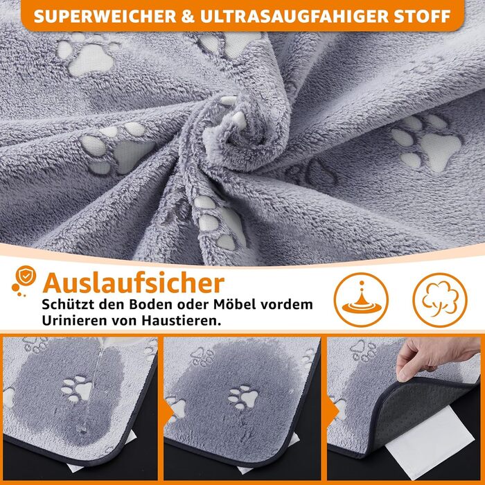 Підстилка для собак та цуценят PICK FOR LIFE, 2 шт., 79x92 см, швидко поглинаюча, для гігієни тварин