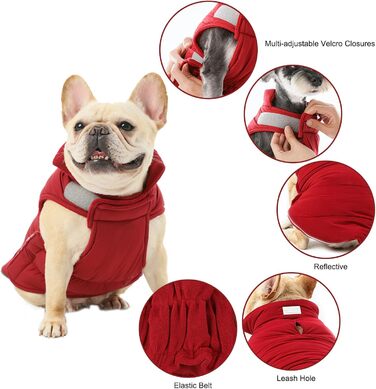 Жилет для домашніх тварин, червоний, розмір Medium