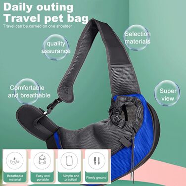 Сумка-кенгуру для тварин Hogvinnatil | Зручна переноска для собак та котів з регульованим ремінцем