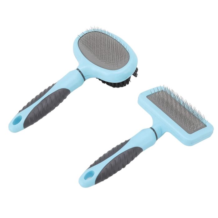 Набір гребінців та щіток для догляду за шерстю тварин: собаки, коти, довгошерсті породи