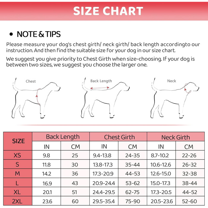 Теплий зимовий одяг для собак Citétoile з захистом живота, світловідбиваючими елементами та отвором для повідка, XXL (X-Small, Червоний)