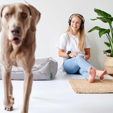 Нашийник для собак Hunter Eiby, сірий, технологія Easy Clean, легкий у догляді (S)