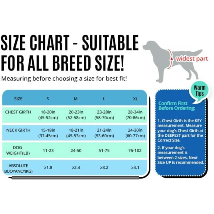 Спасальний жилет для собак ZLX Ripstop Blue L, для малих, середніх та великих собак, регульований, легкий, для плавання та водного відпочинку