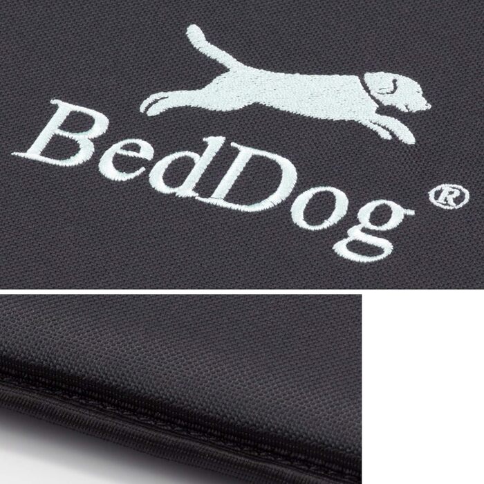 Килимок для собак BedDog® CORA - комфортне лежання з Cordura, міцний, великий розмір, M (60x40 см), чорний, SALAMANCA (антрацит)