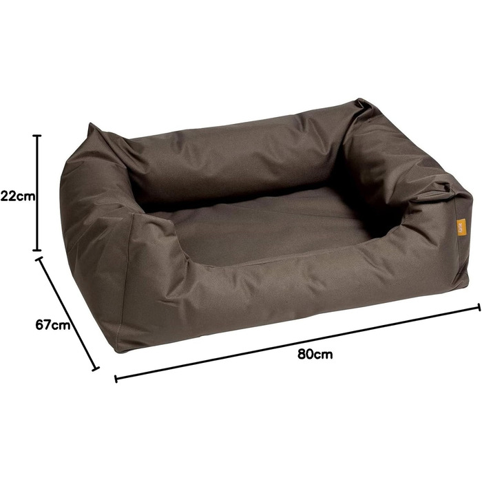 Лежак для собак Karlie Dream Shadow, 80×67×22 см, тауп