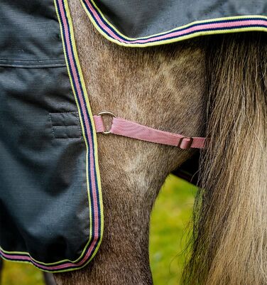 Попону Horseware Amigo Hero Ripstop Lite, 145 см, Shadow/Rose&Navy