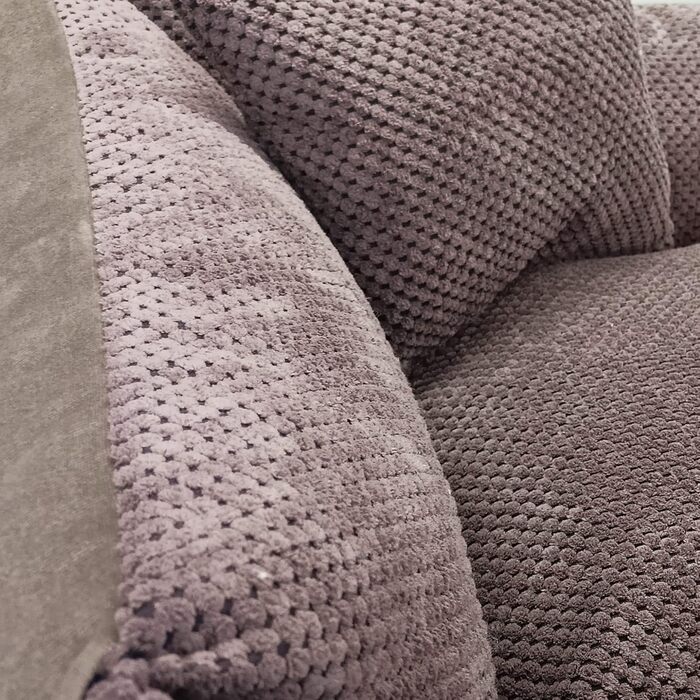 4L Textil Teo: М'яке ліжко для собак, корзина для собак середнього розміру, знімний та пральний чохол (100x80 см, Коричневий)