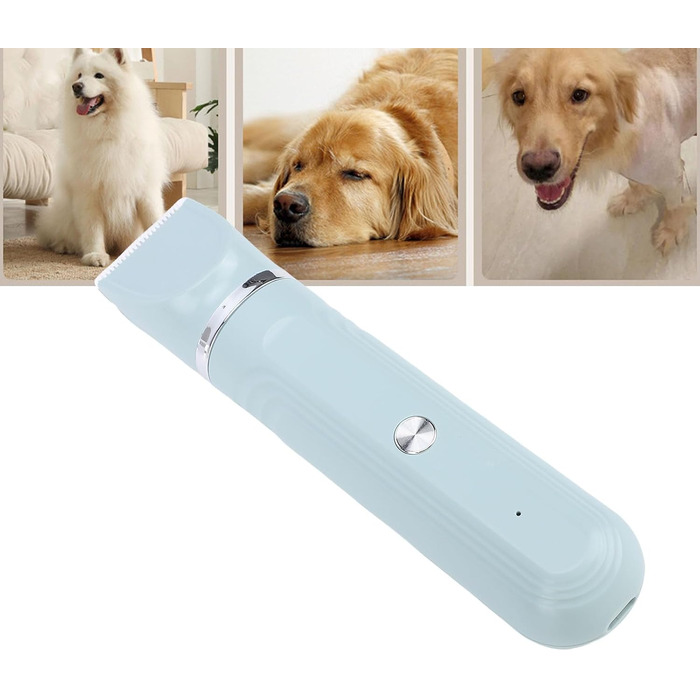 Набір для грумінгу собак HEEPDD: 4-в-1, LCD-дисплей, акумулятор, бездротовий, тихий, для стрижки шерсті та підпилювання кігтів (зелений)