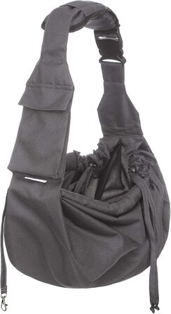 Трагета для собак та котів PillowPrim - переноска для тварин на плечі, сіра