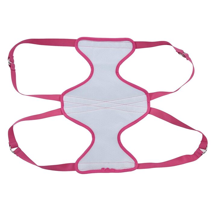 Крісло-гамак для грумінгу домашніх тварин Baxnore Premium, асистент по догляду за собаками, для стрижки кігтів, чищення зубів, догляду за вухами, дихаючий поліестер з фіксуючими ременями (M 35 x 27 x 20 см)