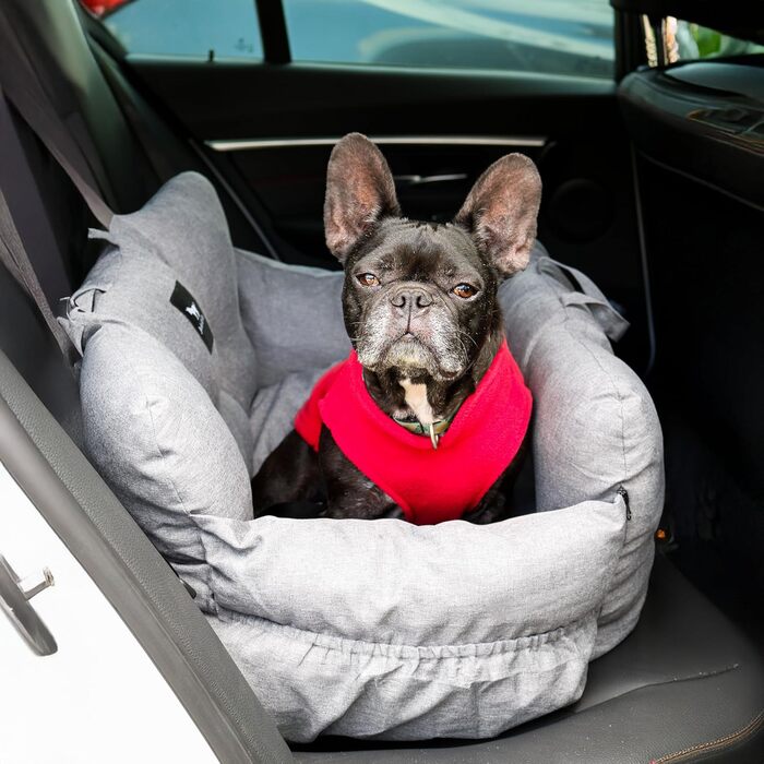 Жилет для собак Jacko & Co з кільцем для повідка – теплий, м'який, дихаючий для цуценят, маленьких та середніх собак, кошенят та котів, чихуахуа, осінь/зима, червоний, розмір M (2,7-4,5 кг)