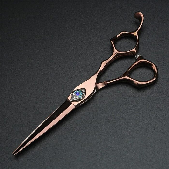 Набір професійних ножиць для собак, 17,5 см, з нержавіючої сталі. Ножиці для стрижки шерсті собак, котів та інших домашніх тварин. Ножиці для фінальної обробки та прямі ножиці в комплекті.