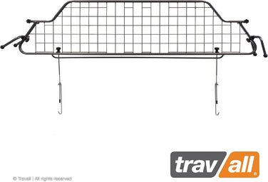 Сітка для собак Travall для Škoda Kodiaq (2016-2024) - автомобільна сітка, захист багажника, міцний сталевий захист для транспортування собак