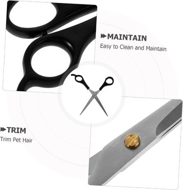 Набір професійних ножиць для грумінгу домашніх тварин KOMBIUDA (5 шт.) з ергономічними ручками