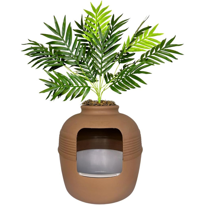 Квіткова кімната для котів Good Pet Stuff з туалетом, фільтром та легкою очисткою, колір Біла берізка