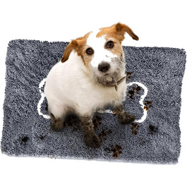 Килимок для собак Soggy Doggy, великий, 66x91 см, сірий, для підлоги, SOGG010