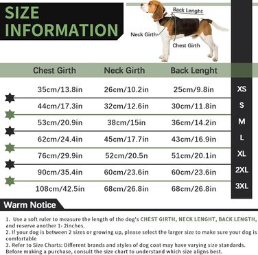 Водонепроникний зимовий одяг для собак, теплий куртка для собак з отвором для шлейки, для малих, середніх та великих собак, військовий камуфляж, з світловідбиваючими смугами, блискавка, XL