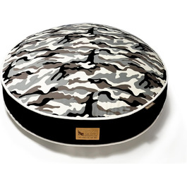 Кругла лежанка для тварин P.L.A.Y. Camouflage, білий, L