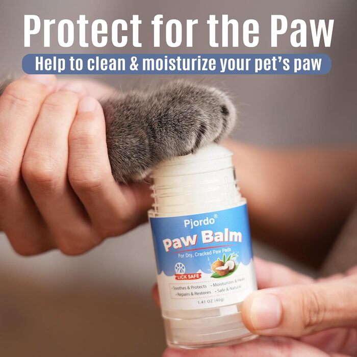 Пджодо Машинка для стрижки собак з бальзамом для подушечок лап, тиха машинка для стрижки шерсті собак, догляд за шерстю котів та собак, стрижка подушечок лап, очей, вух, обличчя, тулуба