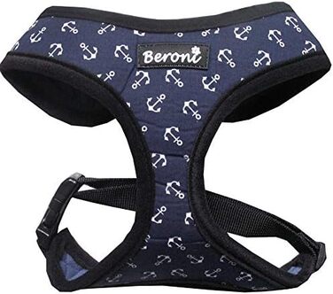 Нашийник для собак Softgeschirr Anker Maritim: м'який, регульований, для відпочинку, розмір L (37-42см/47-63см)