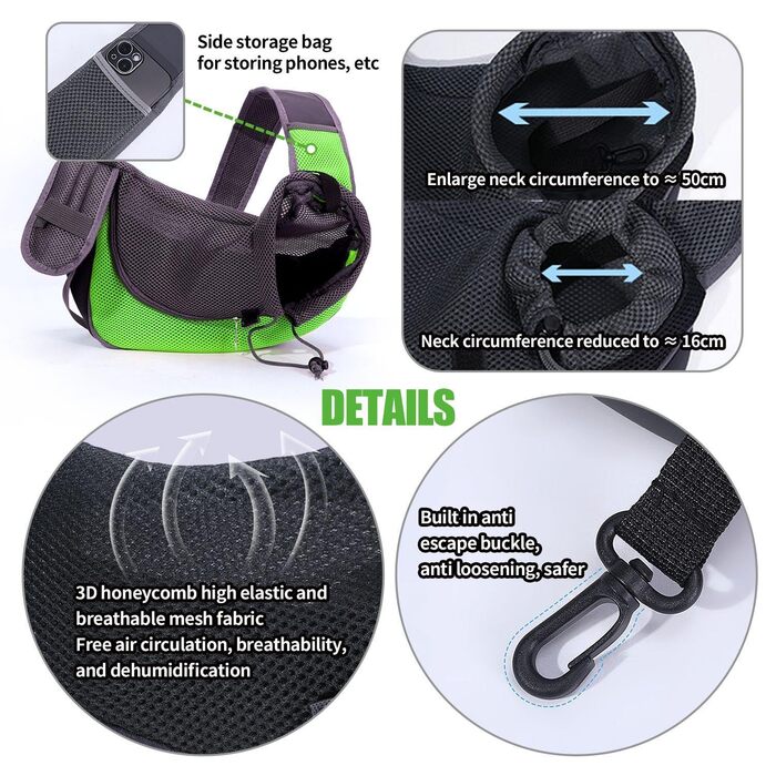 Сумка-переноска для тварин, складаний миска, аксесуари для домашніх тварин, рюкзак-переноска на одне плече, сумка для собак