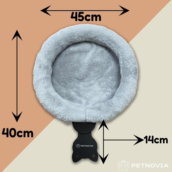 Стол для дому та офісу PetNovia з котячим будиночком - зручний, стійкий та миючий. Нова, посилена модель