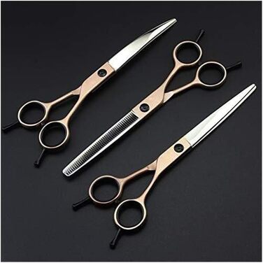 Набір професійних ножиць для собак, набір ножиць для грумінгу собак, вигнуті ножиці, чохол для шкіри, професійний набір ножиць для догляду за шерстю домашніх тварин