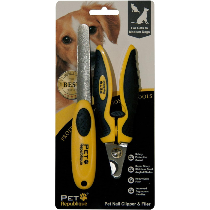 Триммер для нігтів собак Pet Republique - великий, з пилозбирачем та захистом