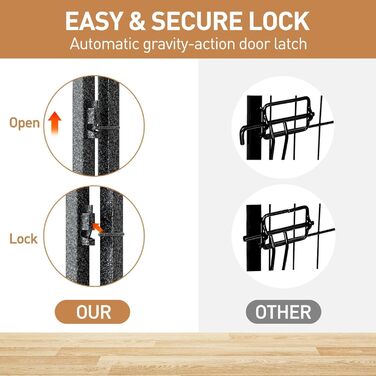 Металевий вольєр для собак Petorldog, 61 см, 16 панелей, для великих, середніх та маленьких собак, для дому та вулиці, ідеальний для кемпінгу, двору та автодому