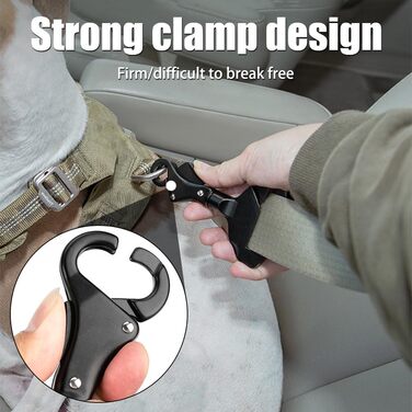 Затискач для собак, автомобільний ремінь безпеки для собак, затискач-замок, кріплення для собак до ременя безпеки