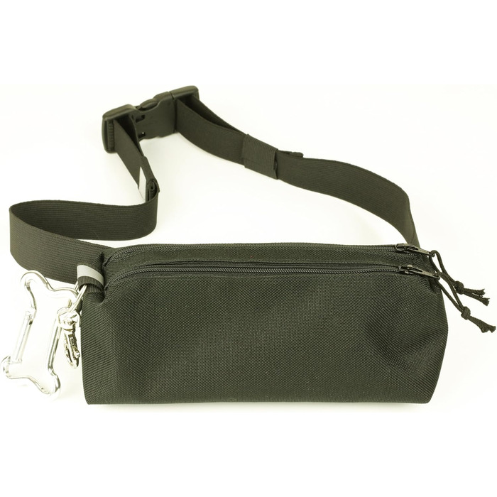 Сумка для корму та ласощів Long Black Edition - тренувальна сумка для собак