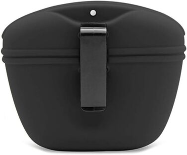 Сумка для ласощів для собак з силікону, на кліпсі, портативний контейнер для тренувань, практичний талійний кліп, для прогулянок з собакою