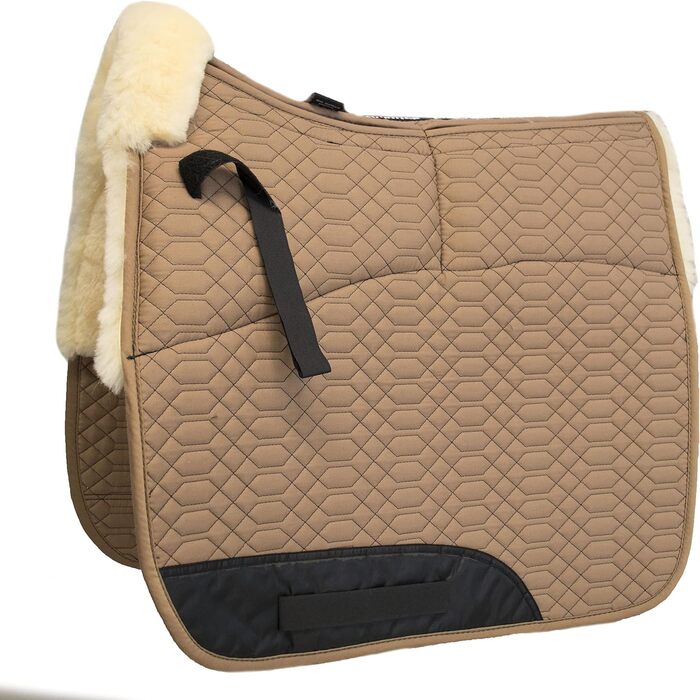 Schabracke Engel Reitsport для конкурної та виїздкової їзди з наповнювачем з овечої шкіри, чорний, середній розмір