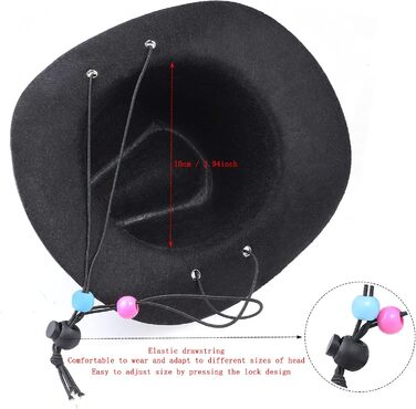 Костюм ковбоя для собак та котів Yewong, 2 шт. (червоний, чорний)