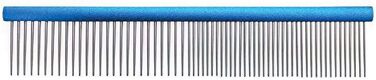 GROOM PROFESSIONAL Spectrum Kamm 50/50: гребінець для собак з тонким хутром, 19 см, блакитний