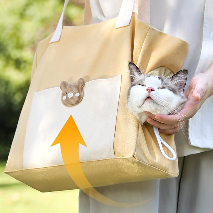 Сумка-переноска для котів та собак, сітчаста, легка, для вигулу маленьких тварин