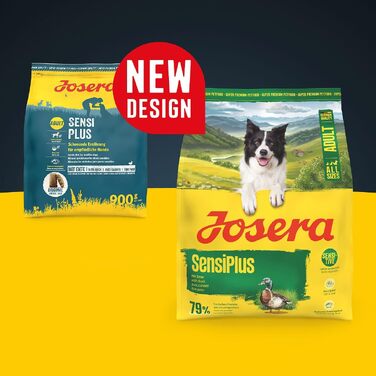 Сухий корм для дорослих собак Josera SensiPlus з качкою та рисом, гіпоалергенний, 12.5 кг