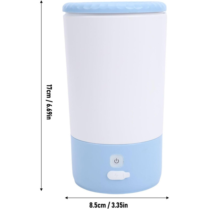 Електричний очищувач лап для собак Asixxsix, USB, автоматичний, для собак та котів (Blue)