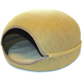 Лежак для котів Happypet Oslo Pod, пісочний, преміум