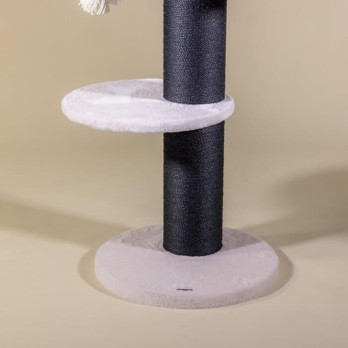 Дряпак для котів RHRQuality – Maine Coon, 150 см, товстий сизаль, рожевий