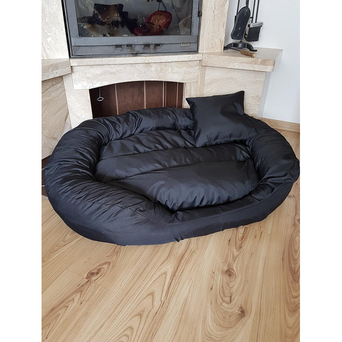 Водонепроникне лежанка-матрац для собак і котів Odol-Plu XXL 110x80 см, чорна