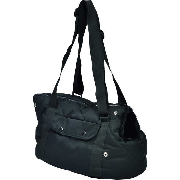 Транспортна сумка для собак Bobby, м'яка, чорна (багатокольорова, 40 см)